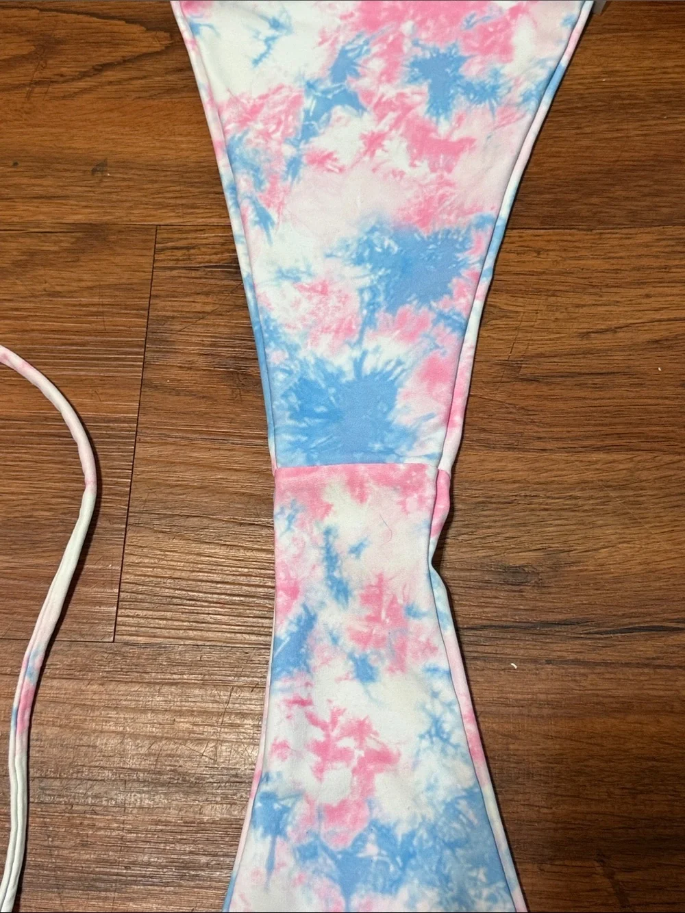 Two Piece Triangle Bikini Set Tie Die - Picture 6 of 8